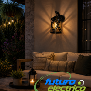 🌟 Lámpara de Pared Decorativa Vintage Negra